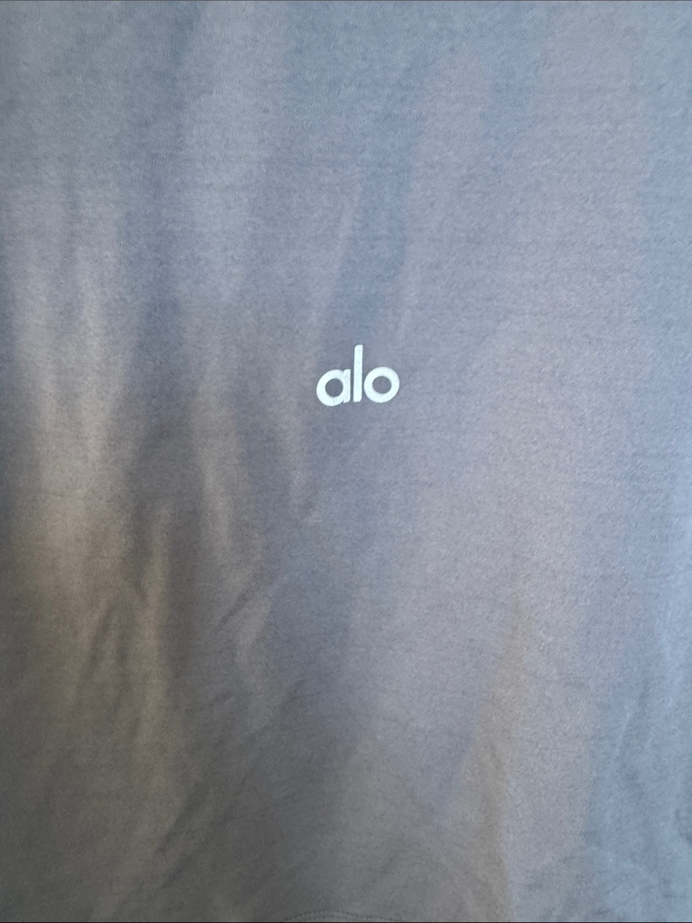 ALO Yoga Dusty Blue Long Sleeve Square Neck Top size Medium - Picture 4 of 5